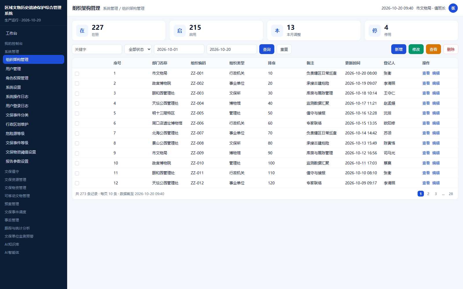 组织架构管理